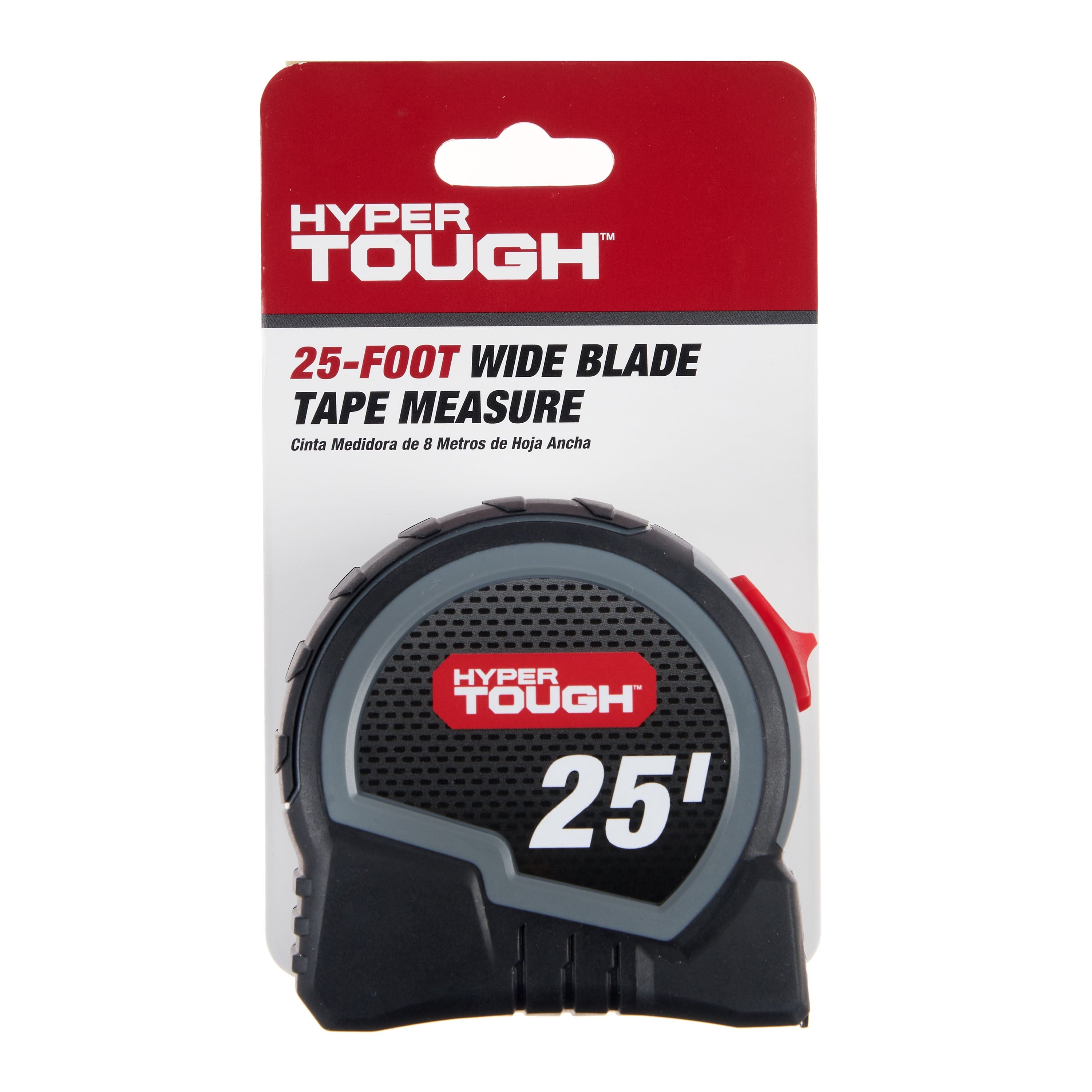 Hyper Tough 25ft. Wide Blade Steel Tape Measure - Image 2