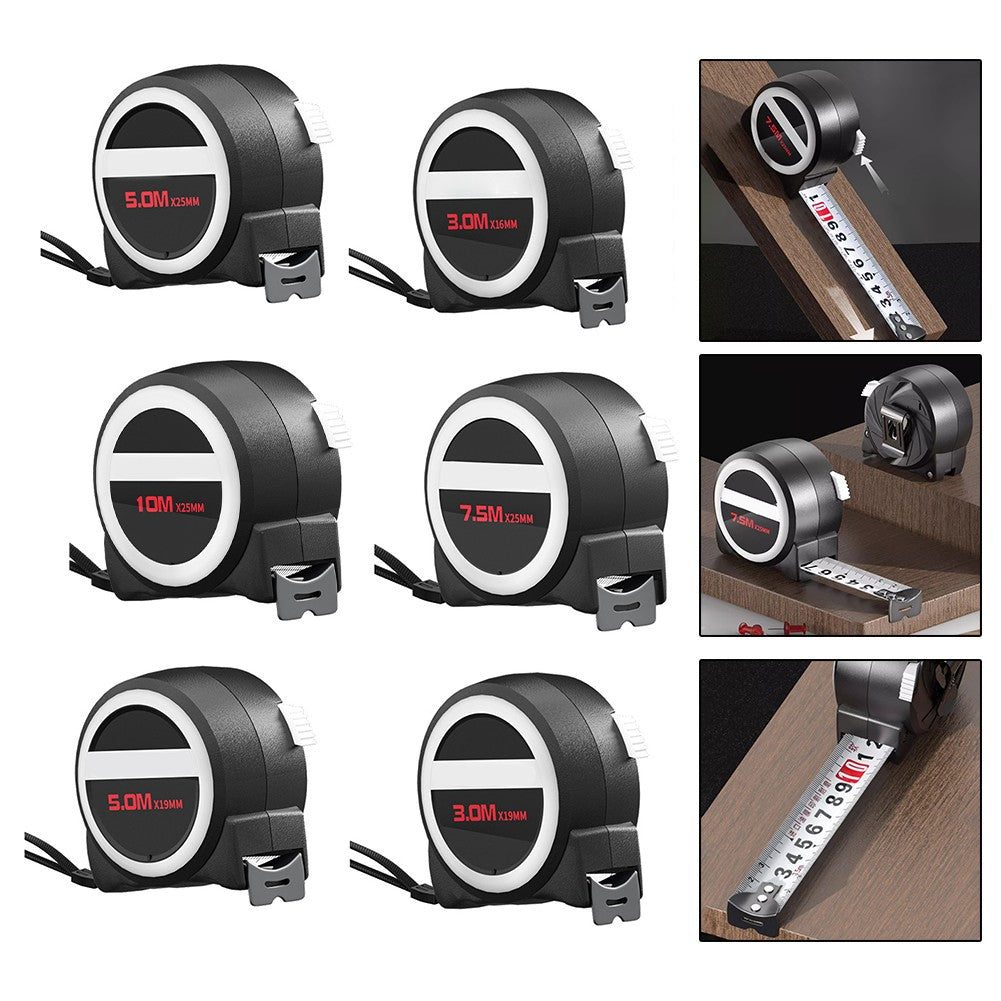 3-10M Steel Tape Measure Hcs Ruler Ranging Tool Measuring Tapes Wear-Resistant 5Meterx25Mm Home - Image 3