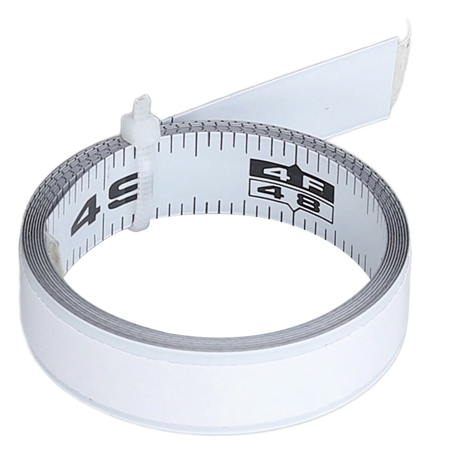 Measure Tape, Cuttable 4ft 48in Carbon Steel Right To Left Adhesive Measuring Tape For Work Bench - Image 2