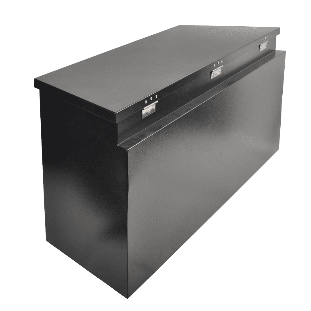 49 Inch Steel Trailer Tongue Tool Box for Trucks Beds Storage Box 49 x 15 x 18.5 Inch - Image 2