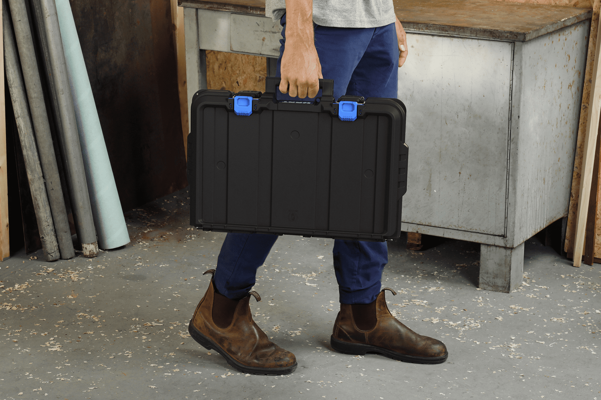 Tool Box with Small Blue Organizer & Dividers, Fits 's Modular Storage - Image 6