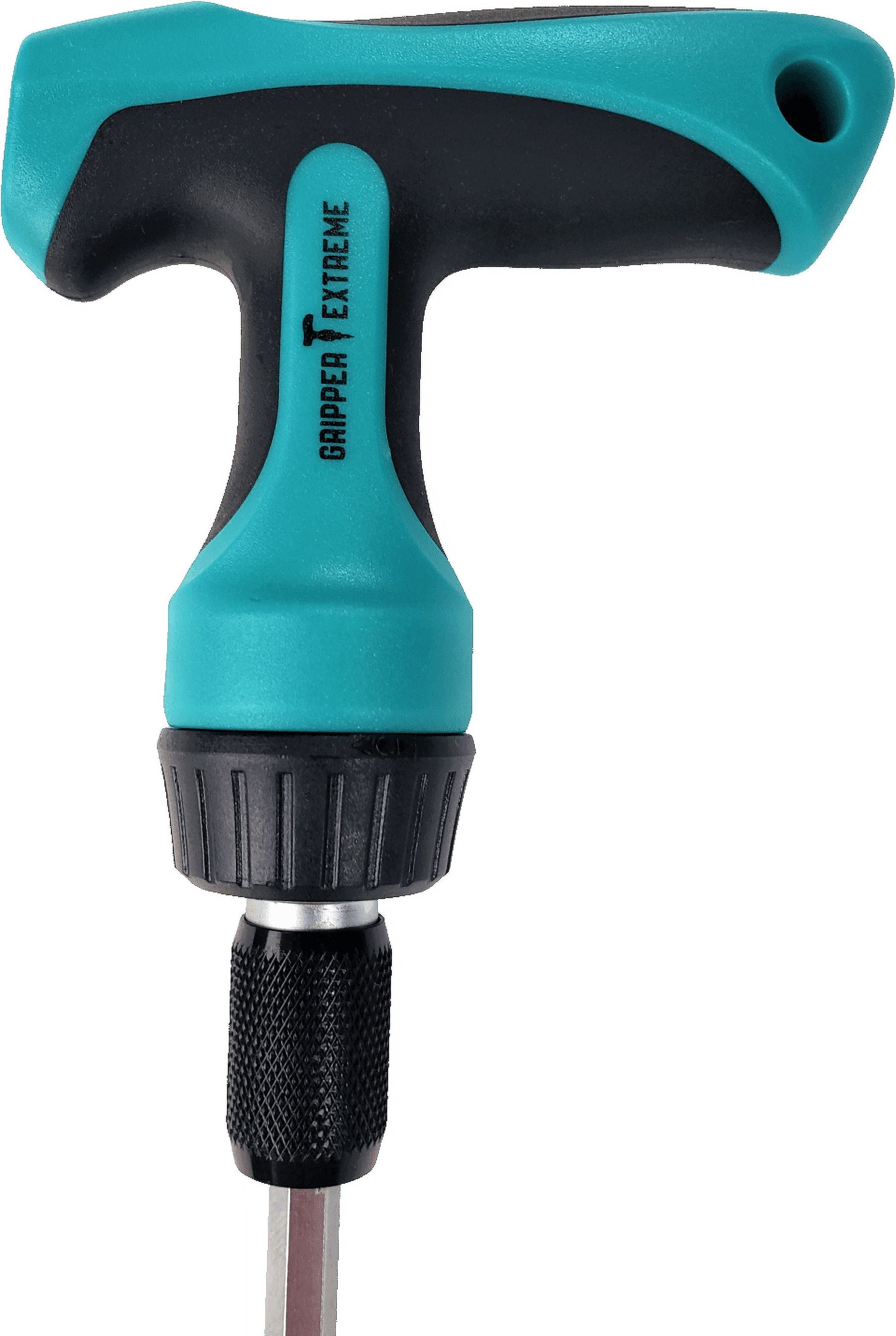 T-HANDLE RATCHET MULTI-BIT SCREWDRIVER SET - Image 3