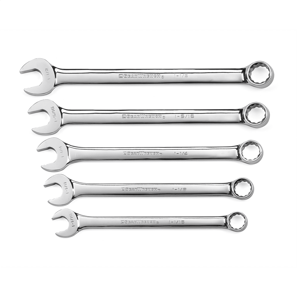 Large Add-On Comb Wrench Set Long Offset Box End 5 Piece Pack - Image 2