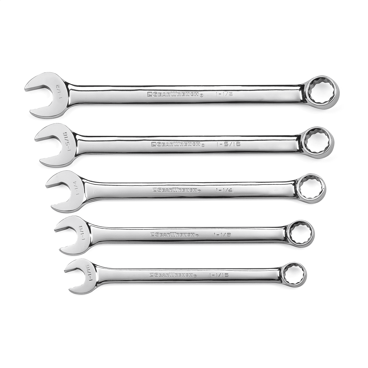 Large Add-On Comb Wrench Set Long Offset Box End 5 Piece Pack - Image 2