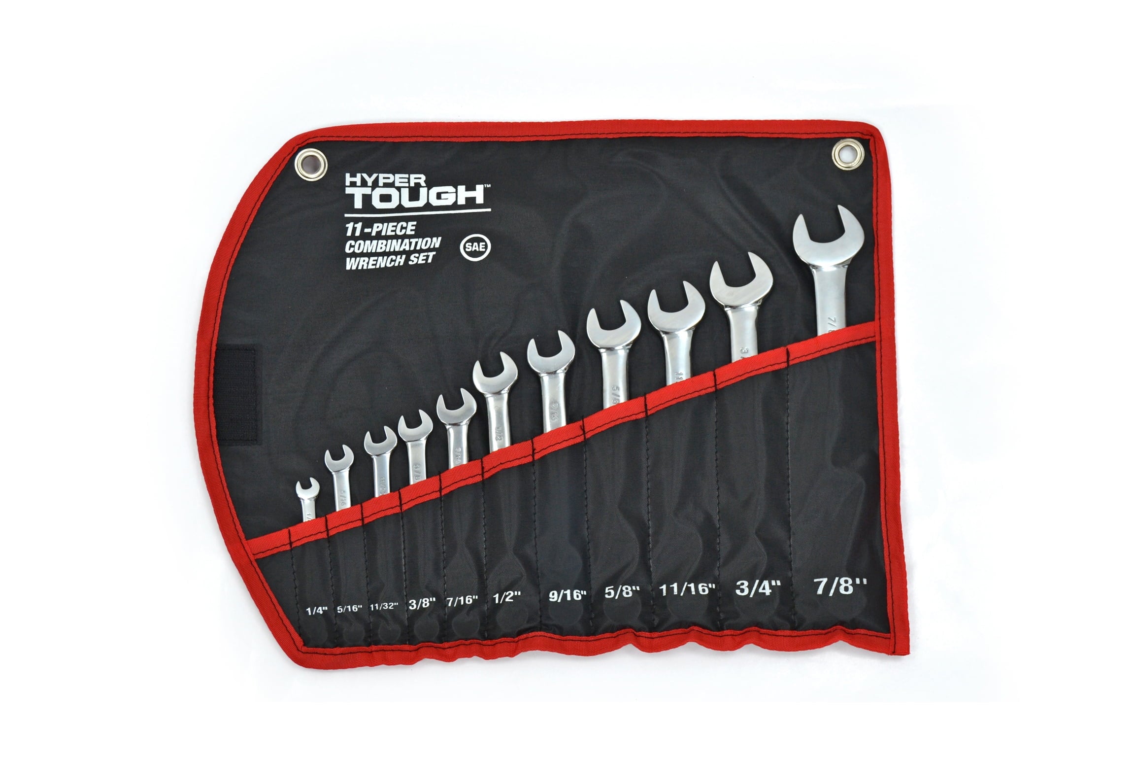 11-Piece SAE Combination Wrench Tool Set, Hand Tools - Image 4