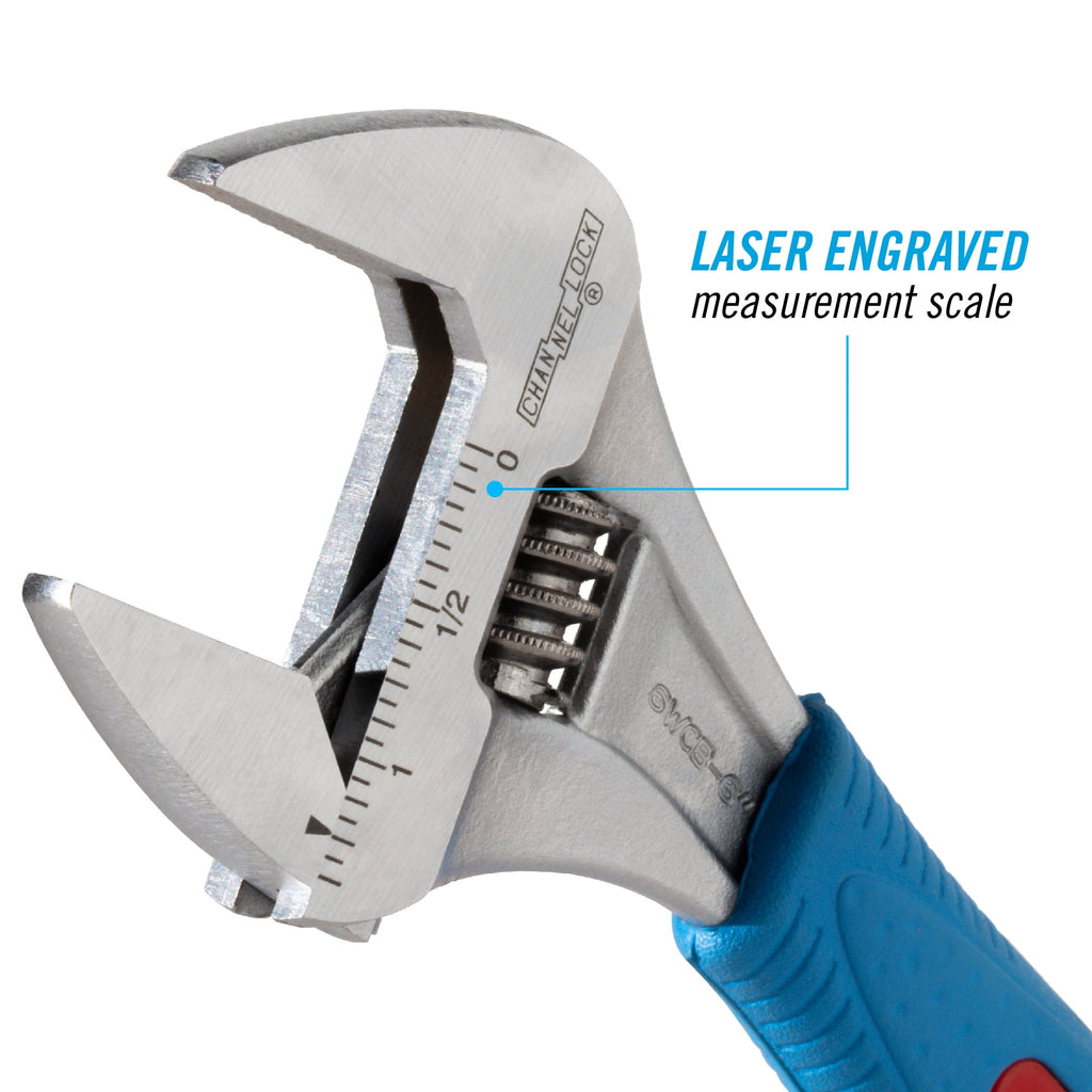 CODE BLUE WideAzz Adjustable Wrench Set, Includes Jaw Capacity of 1.34, 2-inch, 2 pieces (WS-) - Image 3