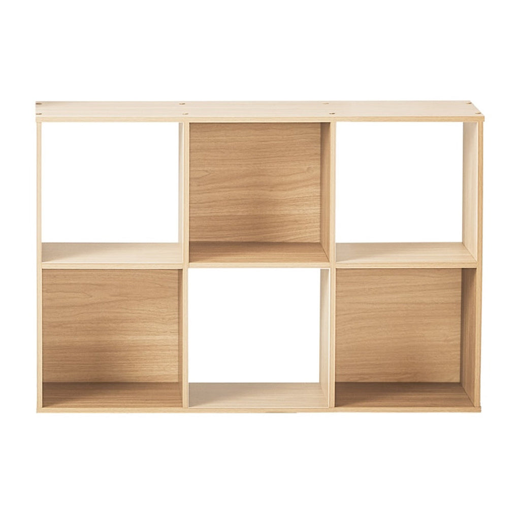 6 Cube Storage Organizer, White Portable for Home