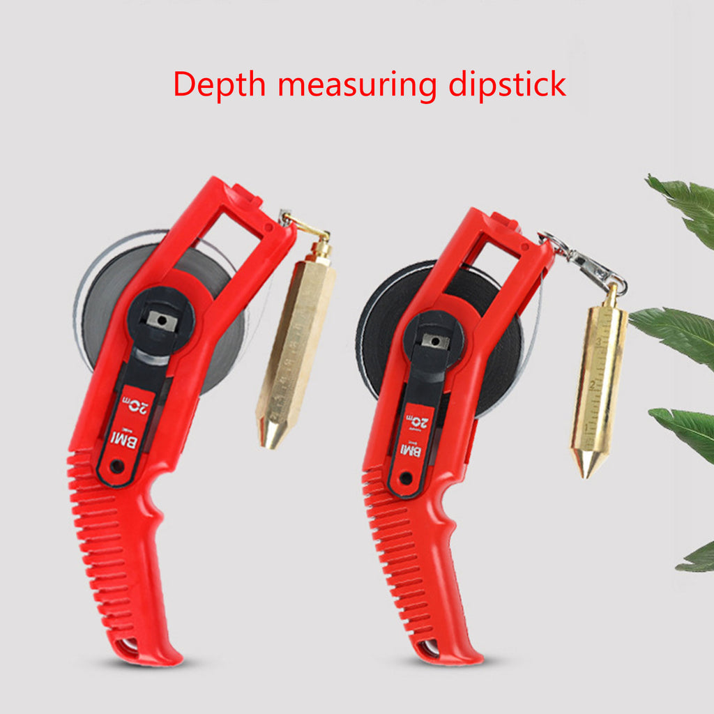 Oil Gauging Tape with Brass Plumb Bob Oil Gauging Tapes 15/20/30/50M Measuring Ruler Accuracy Tape Measure - Image 6