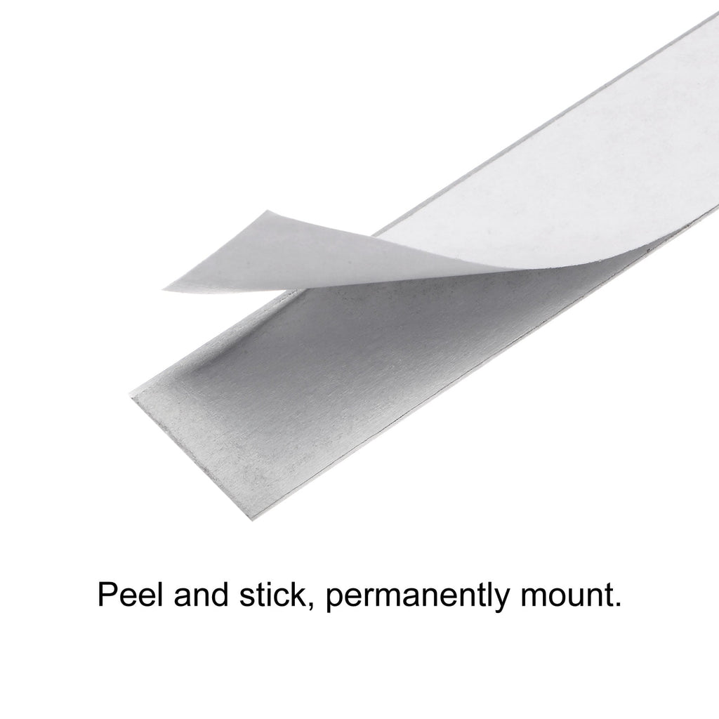 Self-Adhesive Measuring Tape 400cm Stainless Steel Metric Left to Right Read Widened - Image 4