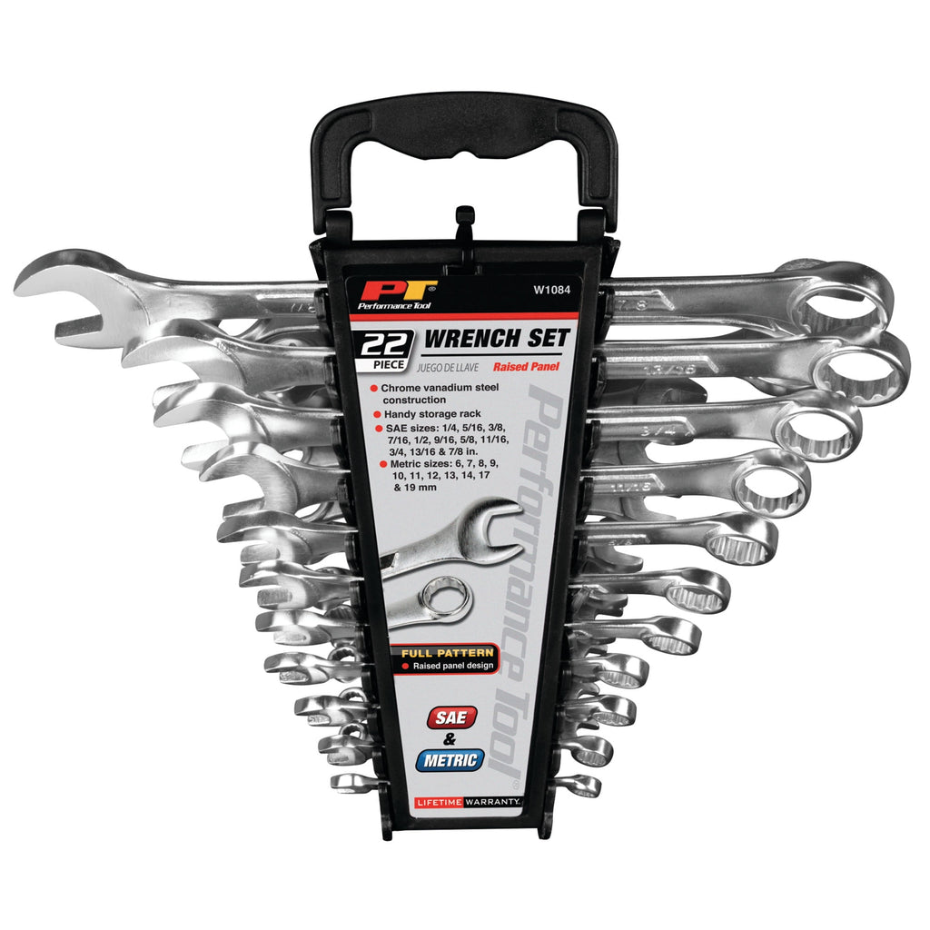 W1084 22pc Combination Wrench Set - Image 6