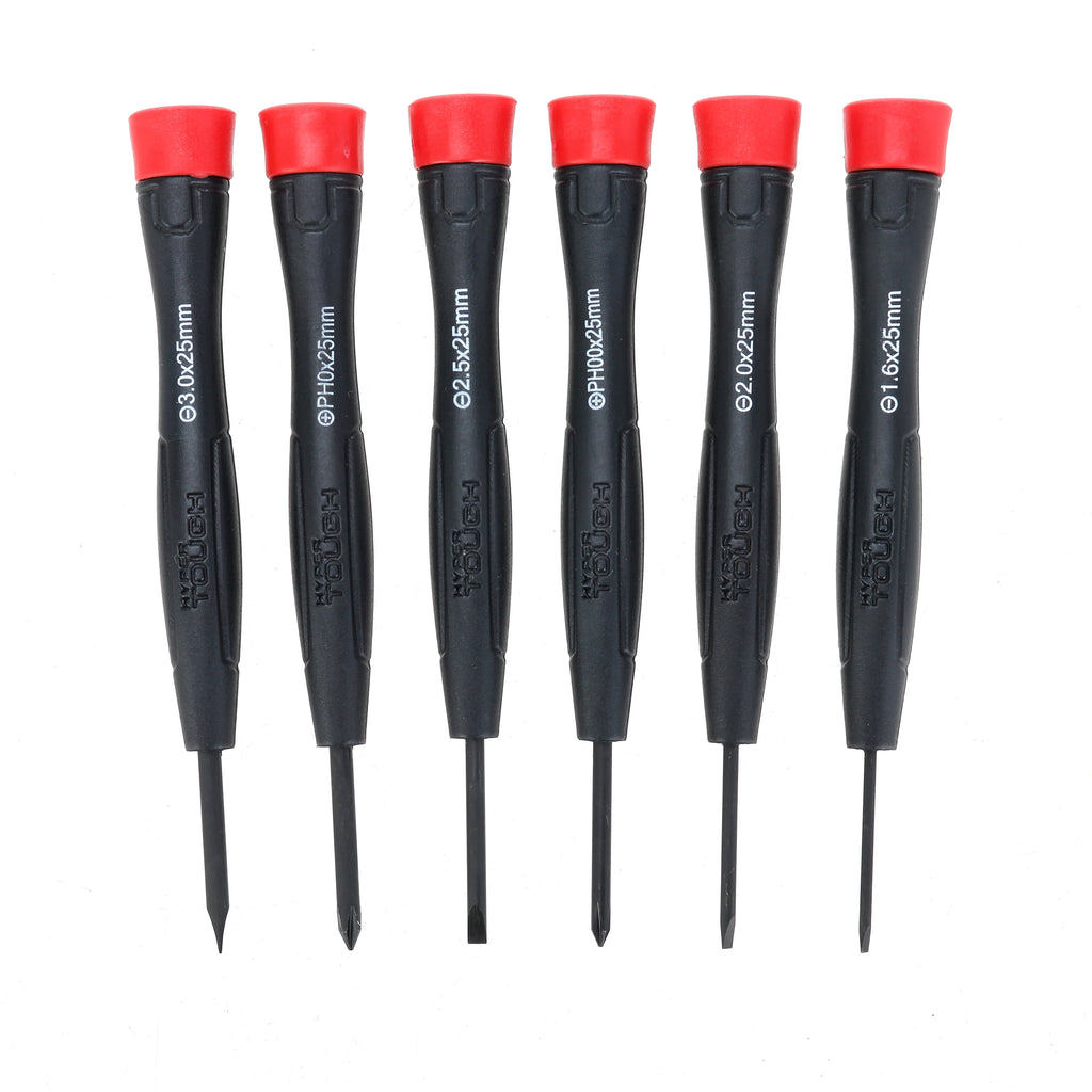 6 Piece Multiple Tip Precision Screwdriver Set with Storage Case - Image 6