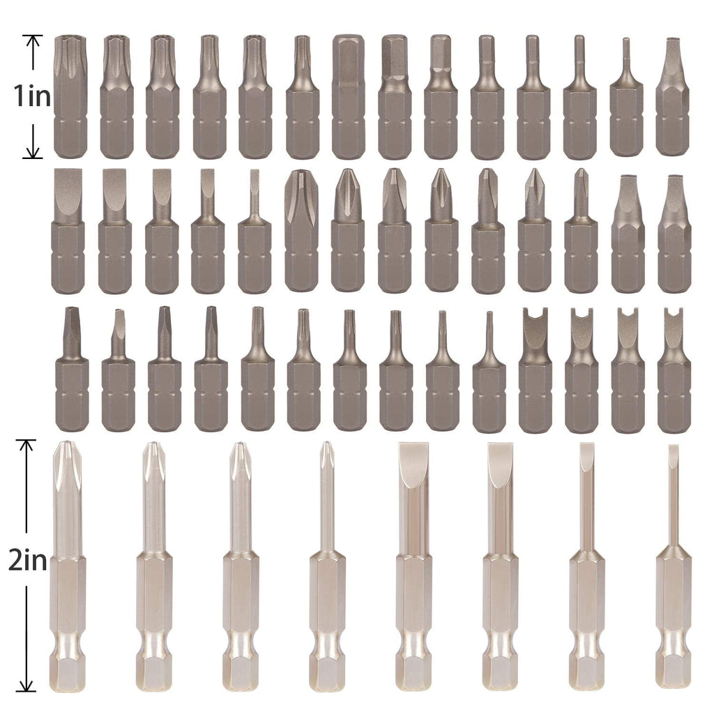Right Angle Screwdriver, 1/4 Mini Ratchet Set,90 Degree Offset Ratcheting Wrench,Hex/Torx/Slotted/Phillips Magnetic Bits - Image 2