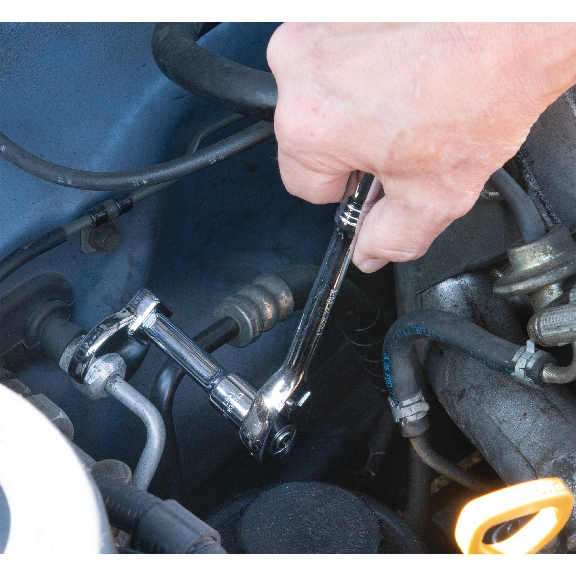 W453 10-Piece SAE Open End Crowfoot Wrench Set - Image 3
