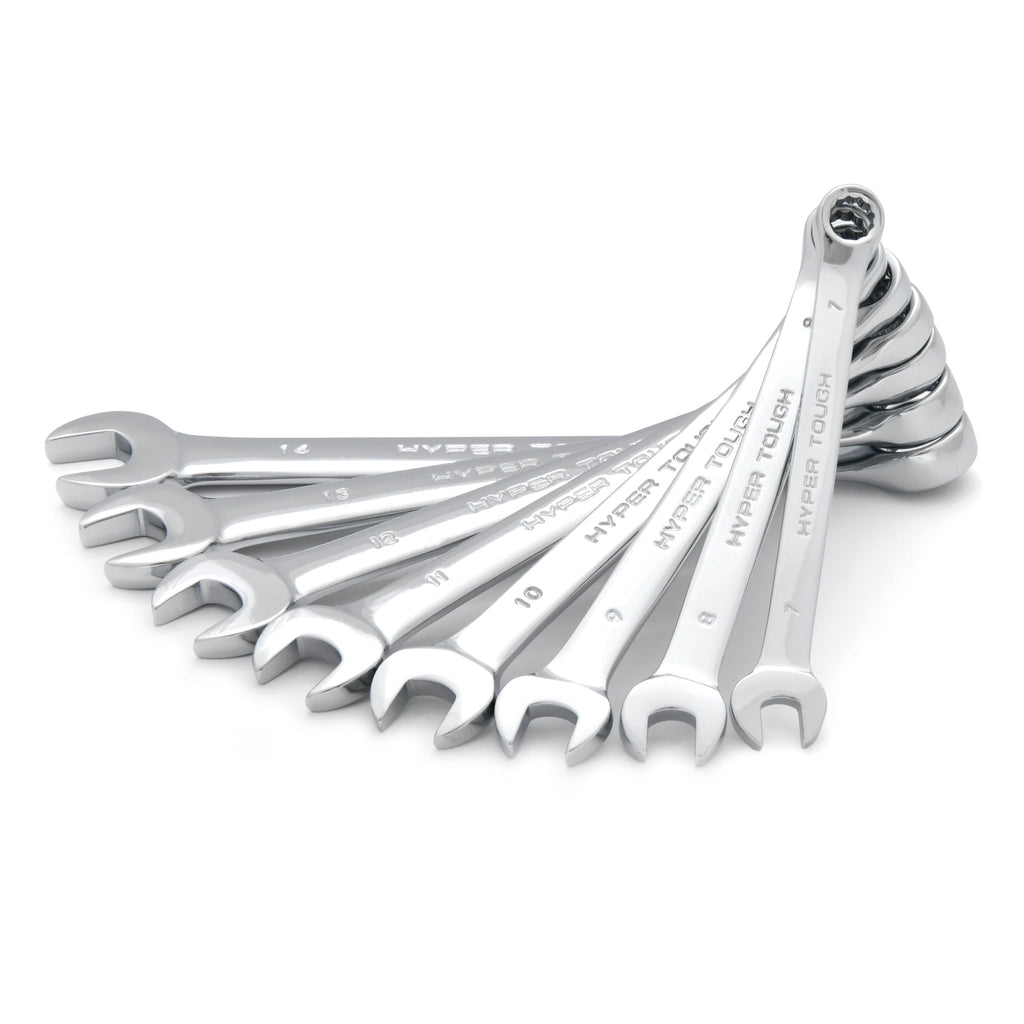 Hyper Tough 16-Piece Metric Combination Wrench Tool Set, Hand Tools - Image 6