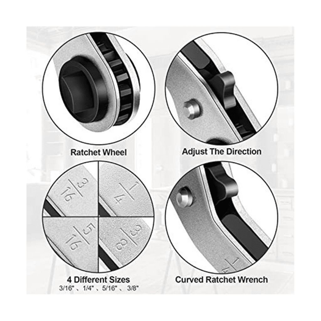 Tool, Air Conditioner Valve Ratchet Set - Image 6