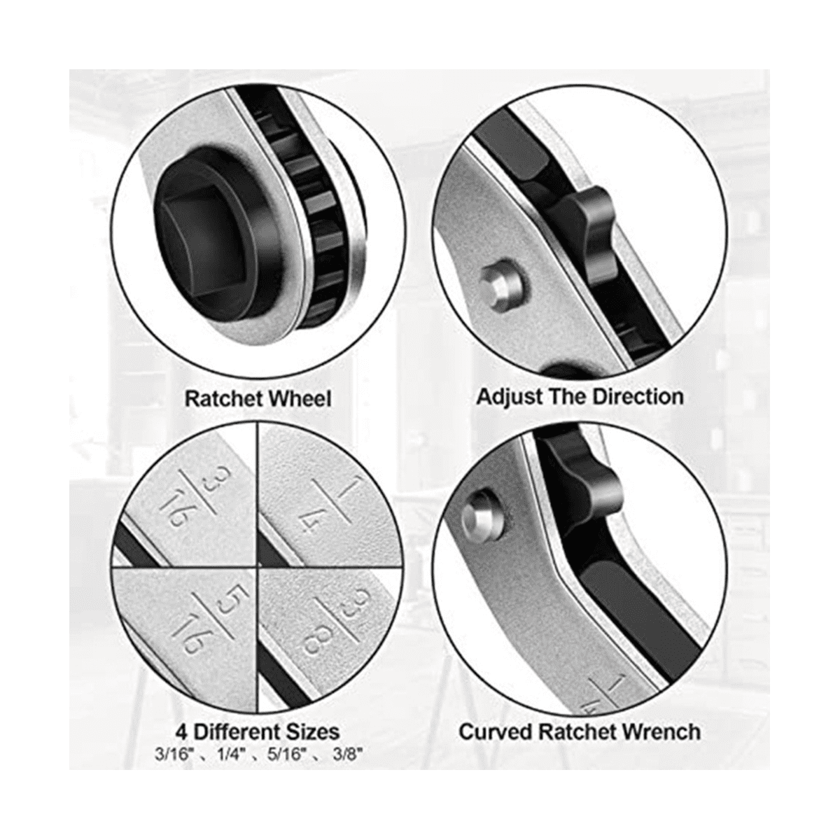 Tool, Air Conditioner Valve Ratchet Set - Image 6