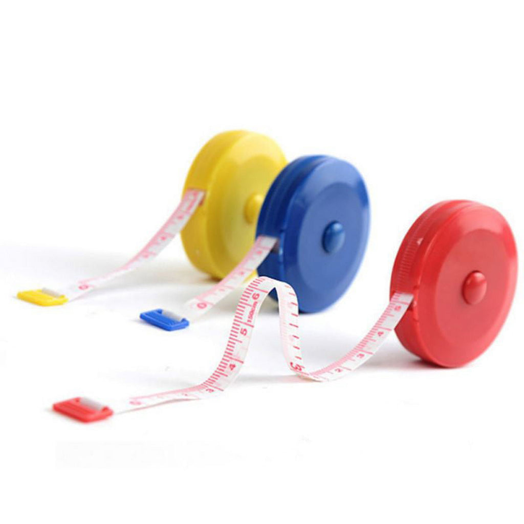 60-Inch 1.5 Meter Soft Retractable Measuring Tape, Pocket, Body Tailor Sewing Craft Cloth Tape Measure (Random Color) - Image 3