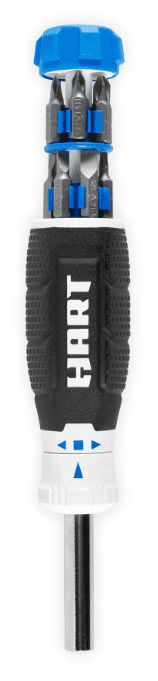 13-Piece Ratcheting Screwdriver, In-Handle Storage - Image 3