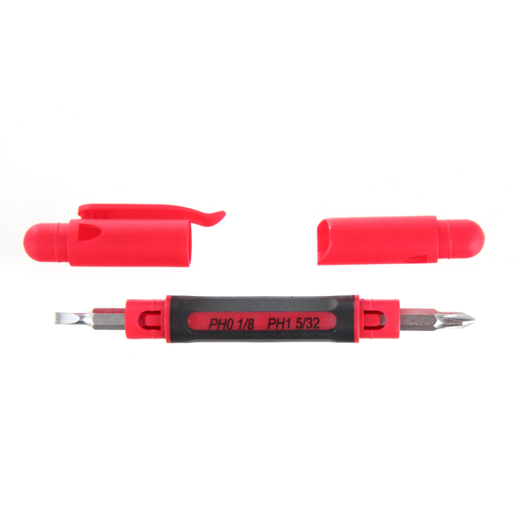 4-In-1 Mini Screwdriver with Phillips and Slotted Heads - Image 3