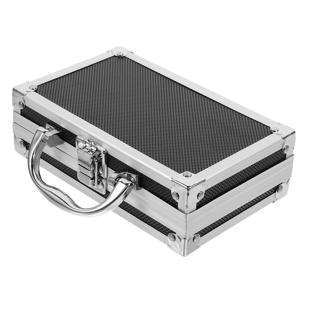 1Set Small Portable Tool Box Black Rectangular Shape with Fiberboard for Travel - Image 5