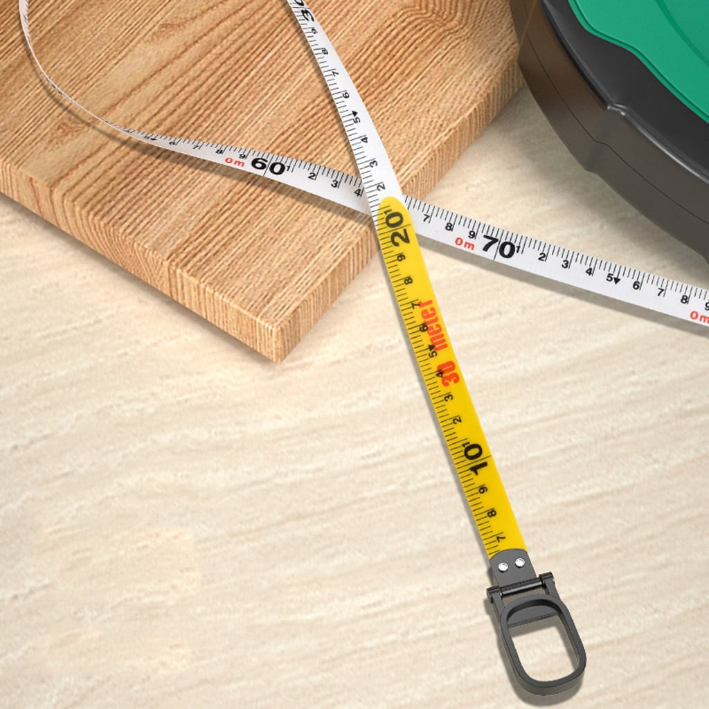 Waterproof Fiber Tape Measure Double Side Scale Measuring Tape ABS Casing Tape Measure for Construction & DIY Projects - Image 4