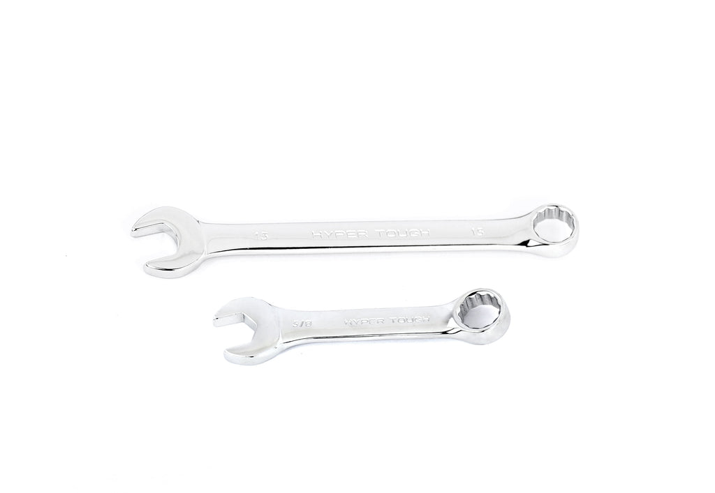 32-Piece Combination Wrench Set, SAE & Metric, Chrome Vanadium Steel, Standard & Stubby Sizes, Storage Case Included - Image 6