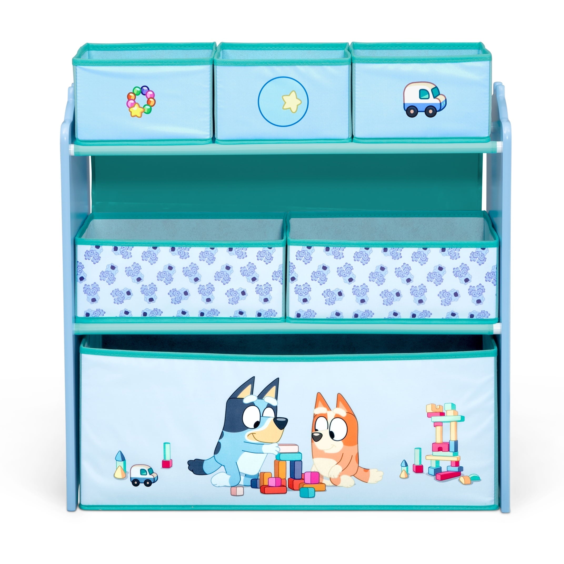 Design and Store 6 Bin Toy Storage Organizer by