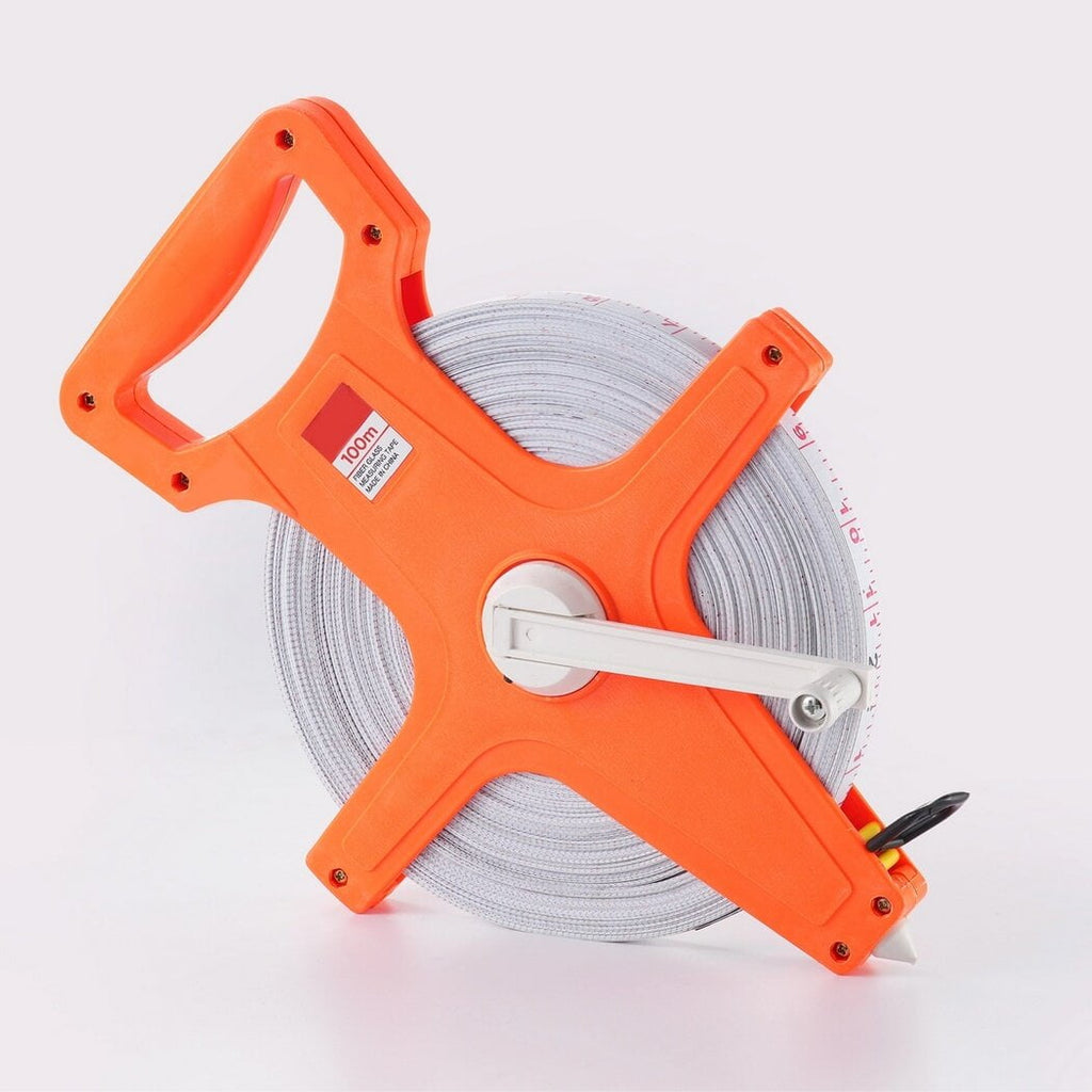 100m/330ft Tape Measure,Extra Long Standard & Metric Industrial Measuring Tape, Dual Sided Measuring Wheel for Yard, ... - Image 6