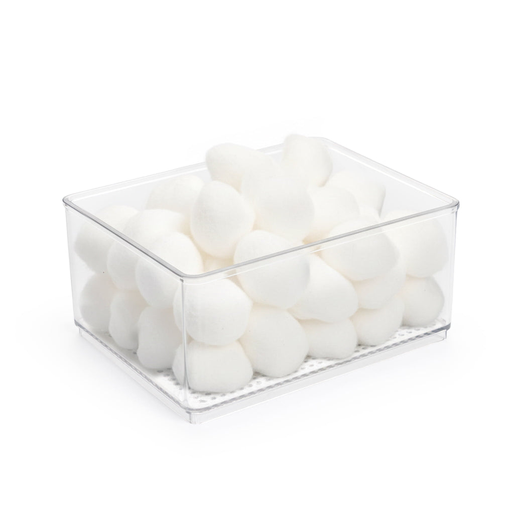 Clear Plastic Organizer Bin for Bathroom
