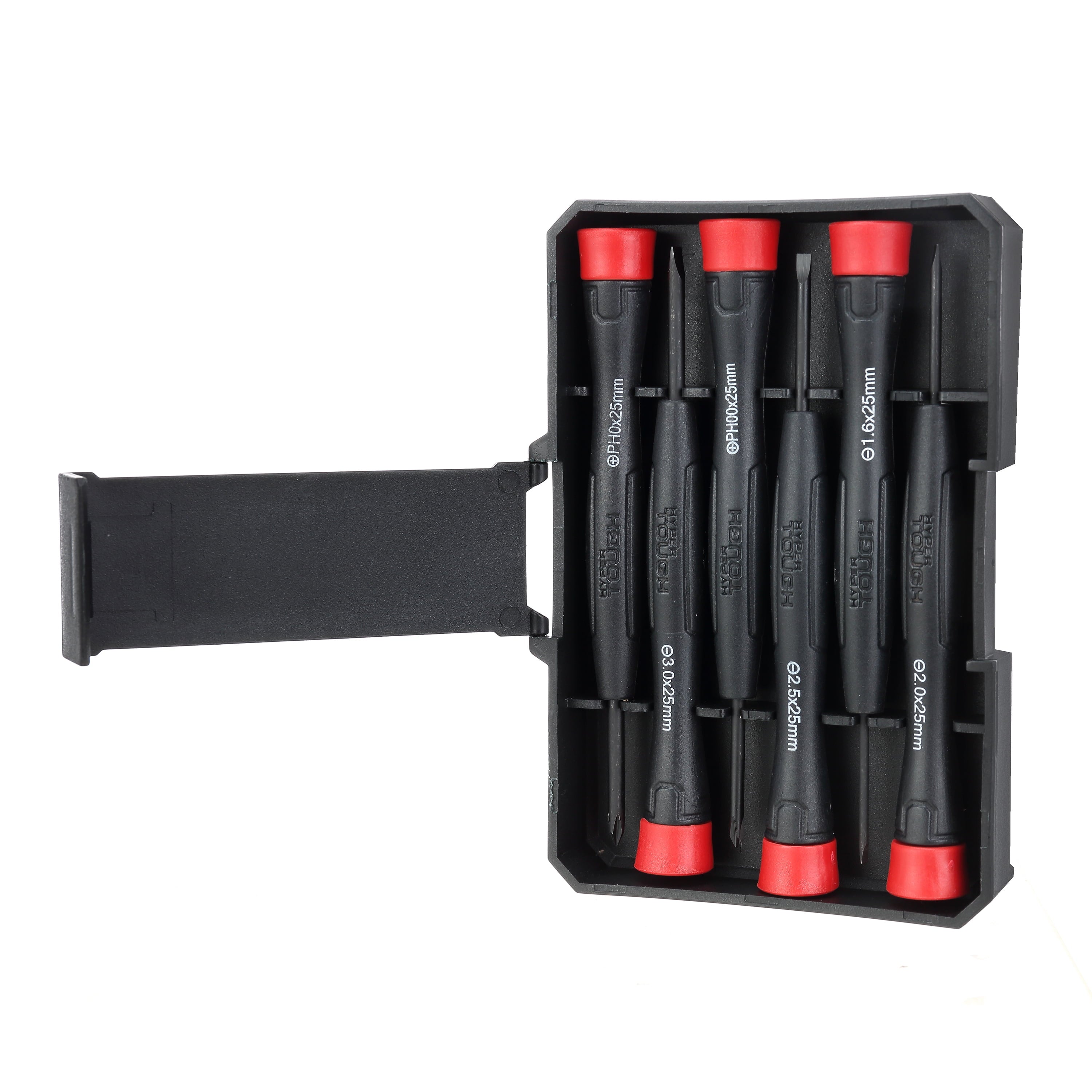 6 Piece Multiple Tip Precision Screwdriver Set with Storage Case - Image 2