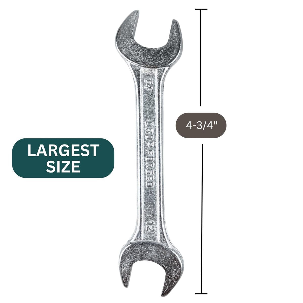 ARTESIA TOOL 5 Piece Set Double Open Ended Spanner Wrenches 10 Sizes 6mm to 15mm Storage Case Included Must Have Tool... - Image 2
