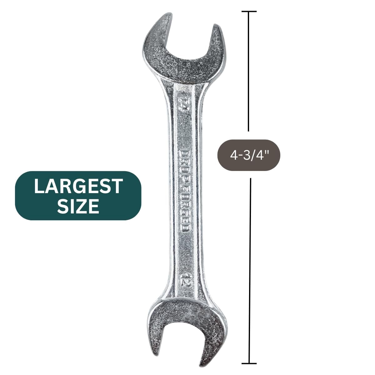 ARTESIA TOOL 5 Piece Set Double Open Ended Spanner Wrenches 10 Sizes 6mm to 15mm Storage Case Included Must Have Tool... - Image 2