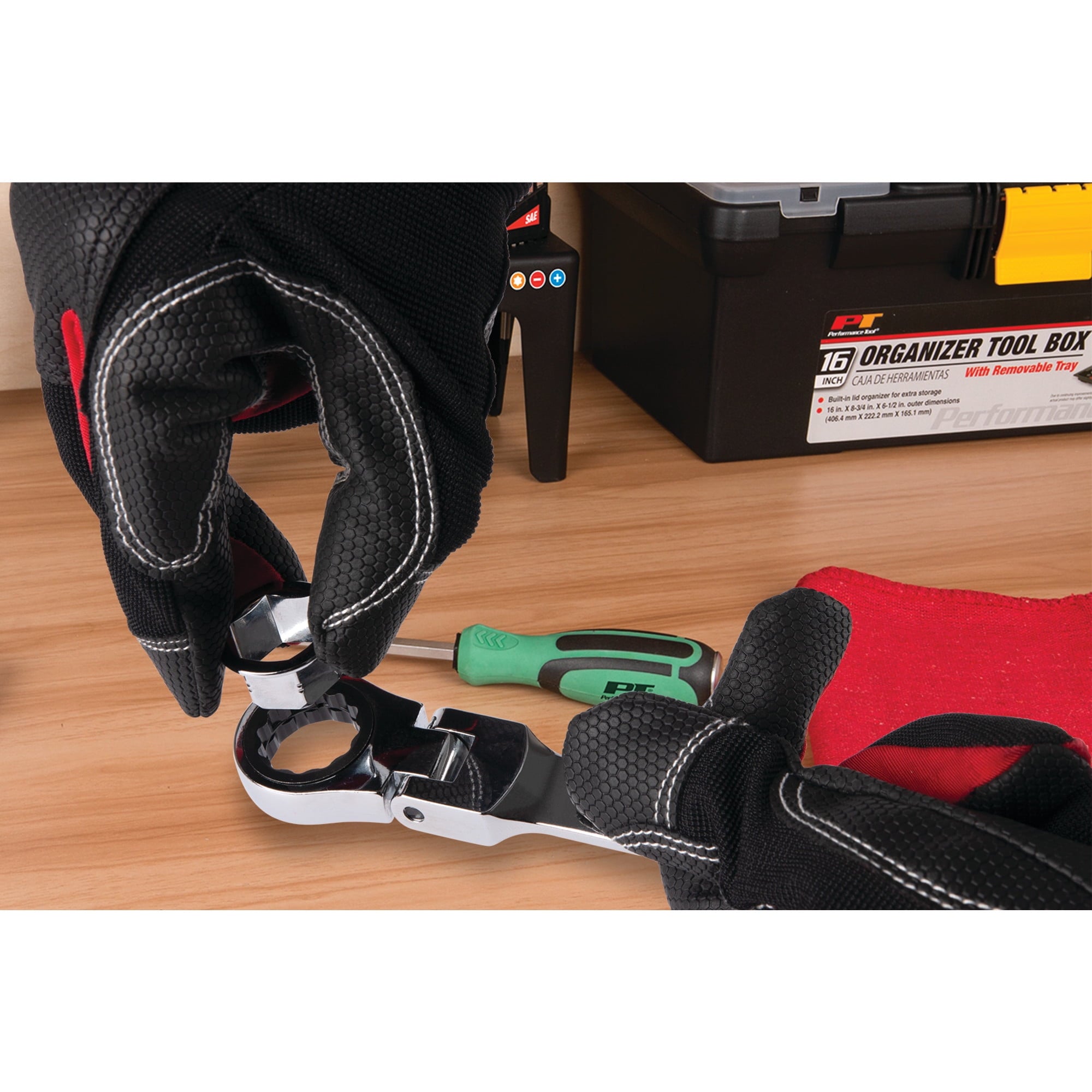 W30649 Flex Head Ratcheting Wrench Set - 7 Piece Metric, Low Profile, 72 Tooth, with Reusable Storage Case - Image 6