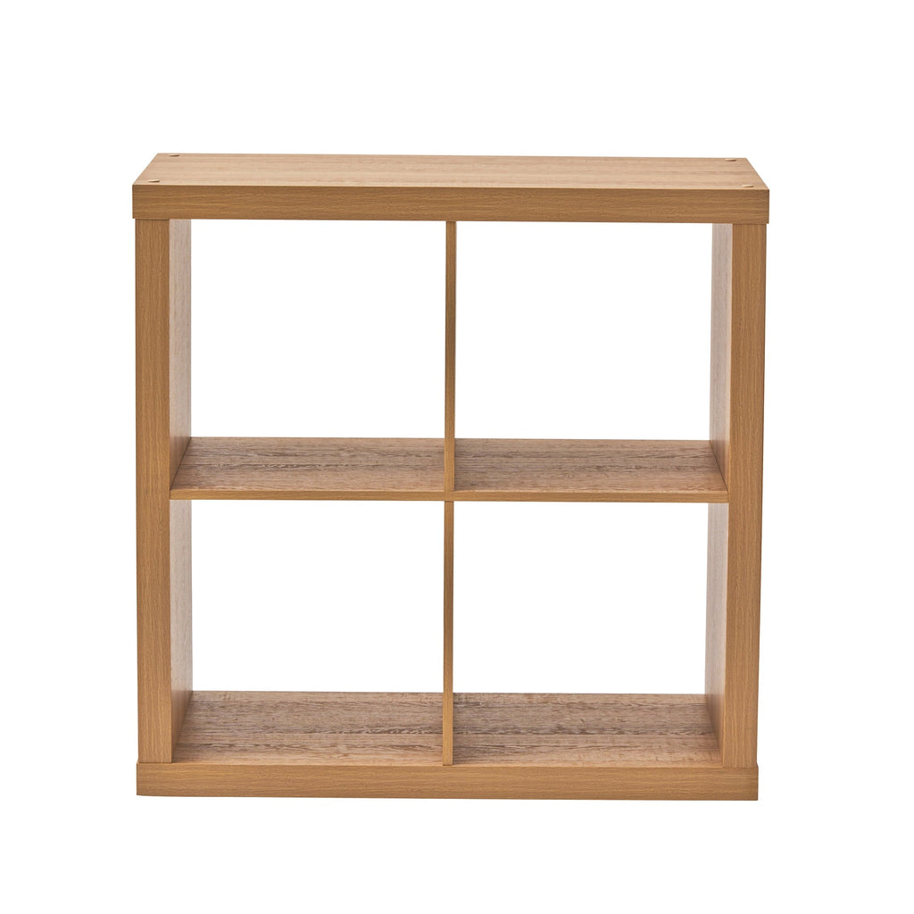 Better Homes &amp; Gardens 4 Cube Storage Organizer, White Texture
