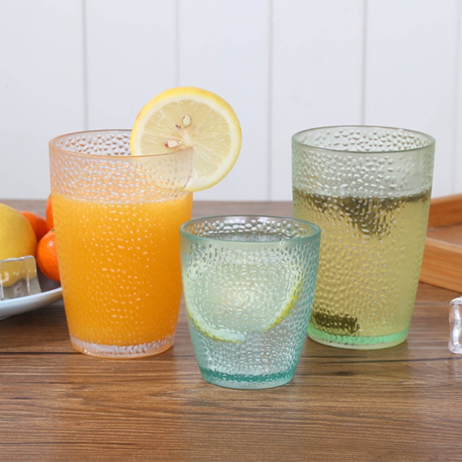 9 Oz Unbreakable Drinking Glasses Acrylic Glasses Drinkware BPA Free Hard Plastic Cups Kitchen Water Glasses Drinking