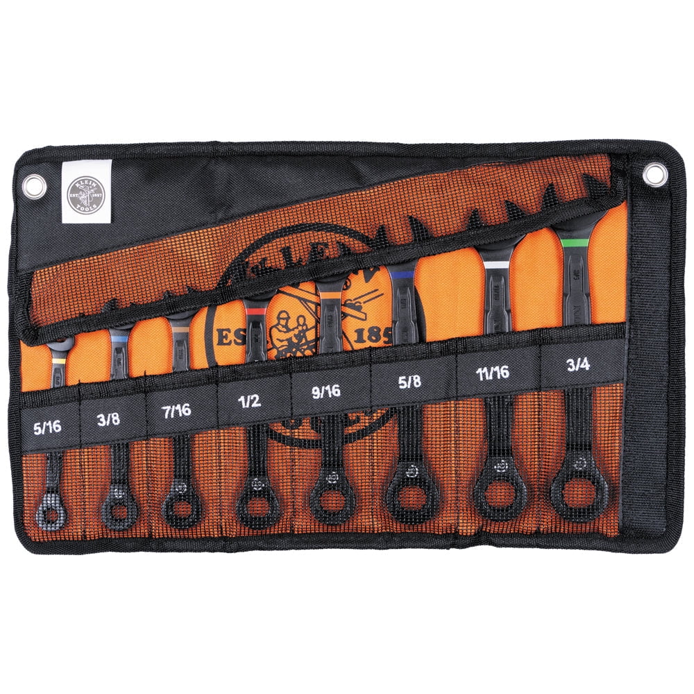 Sae Ratcheting Wrench Set, 8 Piece - Image 2