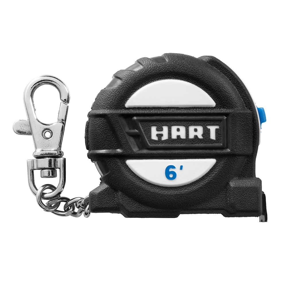 (2 pack) 6-Foot Compact Tape Measure Keychain, Wide-Blade, 0.17 lbs - Image 3