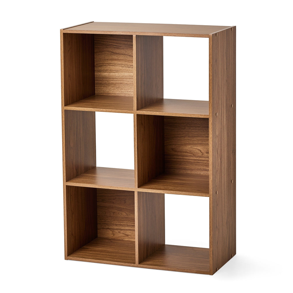 6 Cube Storage Organizer, White Portable for Home