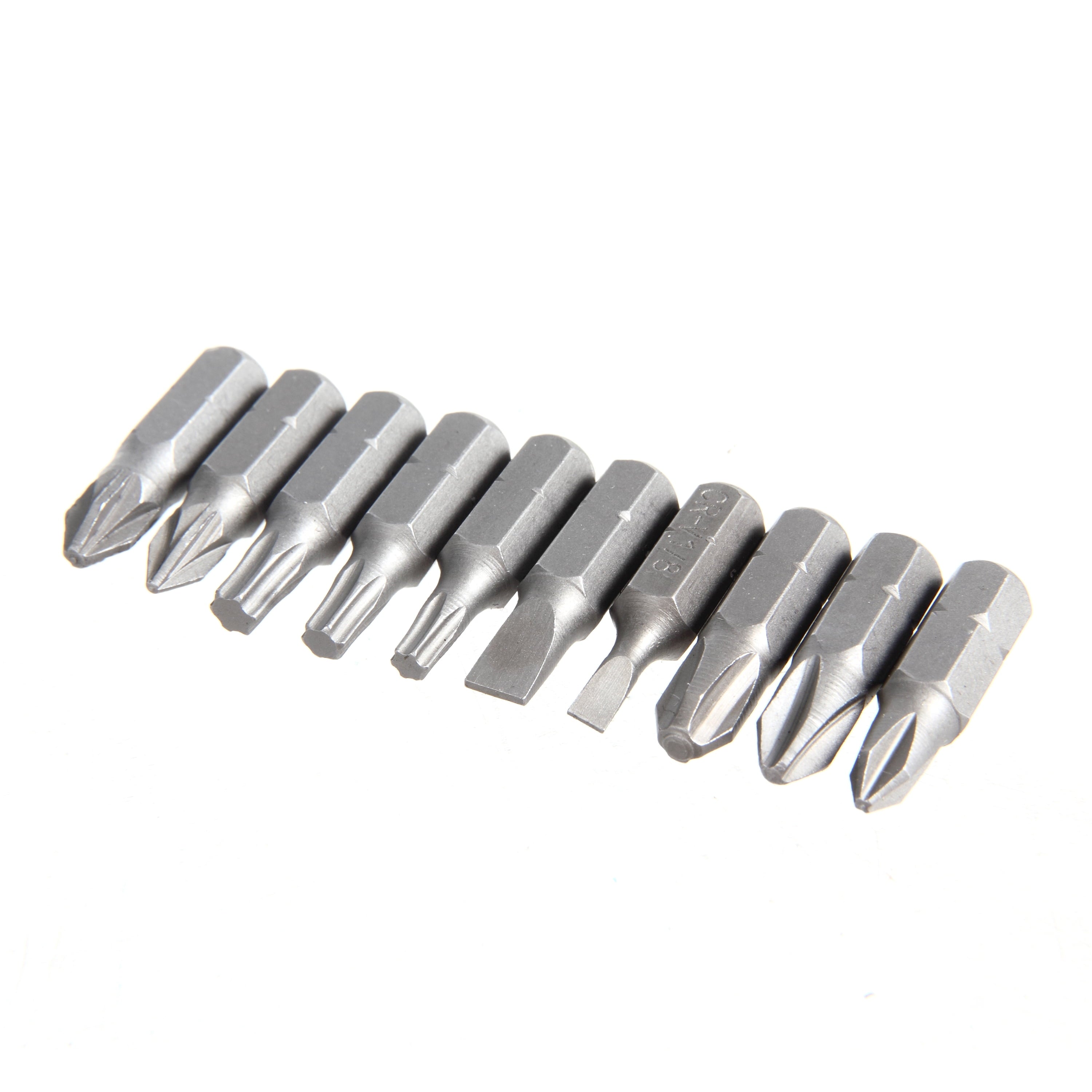 Hyper Tough 10-Piece 1 inch Screwdriver Bits, Material Steel, New Condition - Image 3