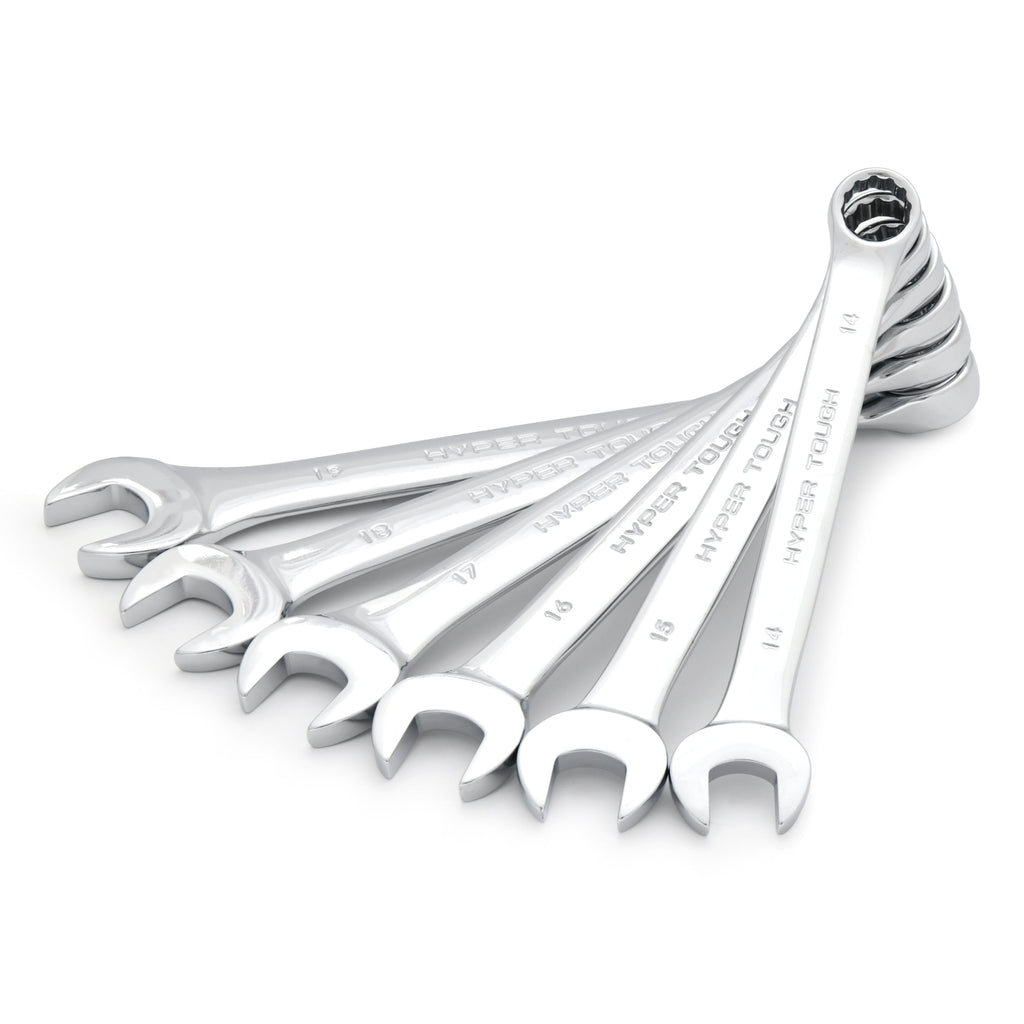 Hyper Tough 12-Piece Metric Combination Wrench Tool Set, Hand Tools - Image 5