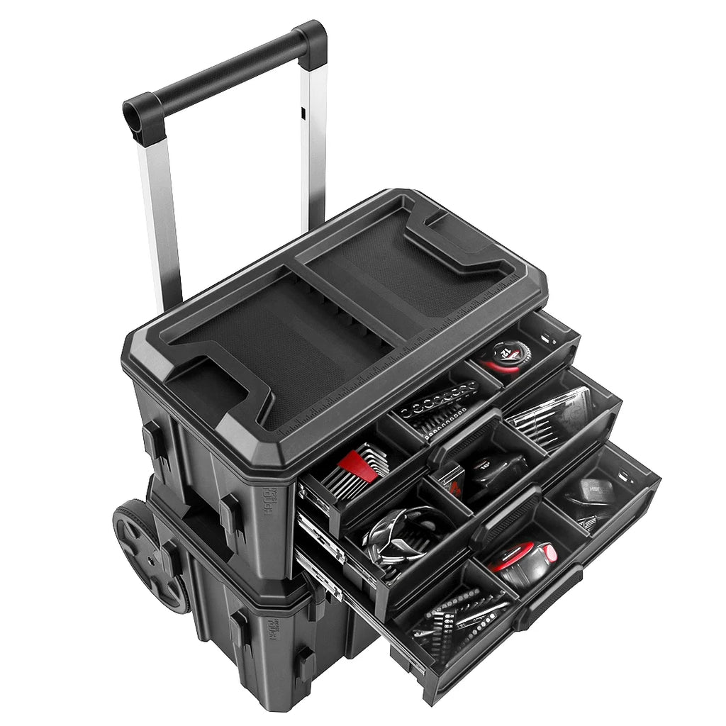 Stack 3 Drawer Tool Storage Box - Image 4