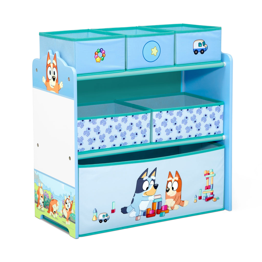 Design and Store 6 Bin Toy Storage Organizer by