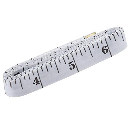 Unique Bargains 60 inch/Metric Tape Measure Tailor Sewing Cloth Ruler White - Image 5