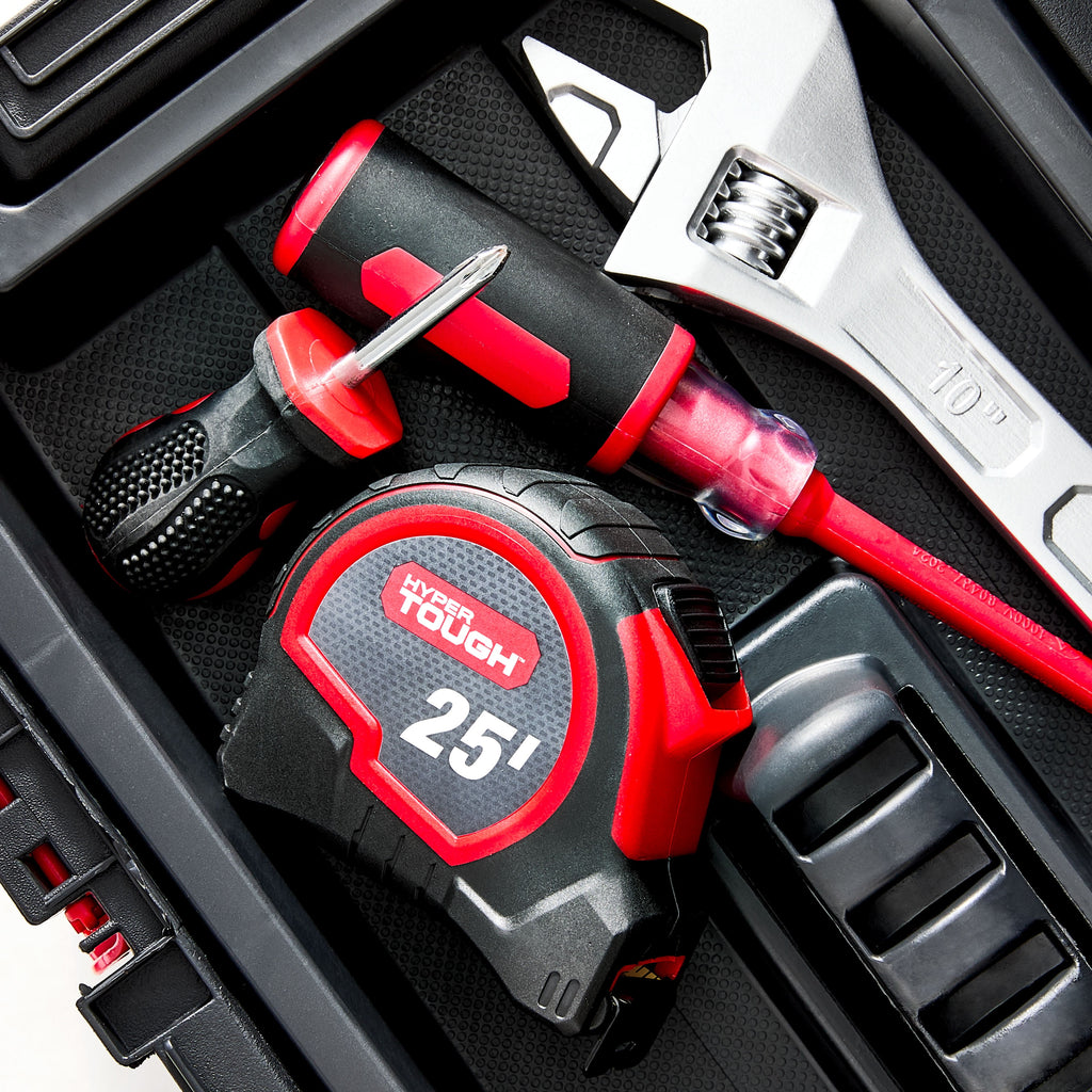 Hyper Tough 25ft. Self Lock Steel Tape Measure - Image 2