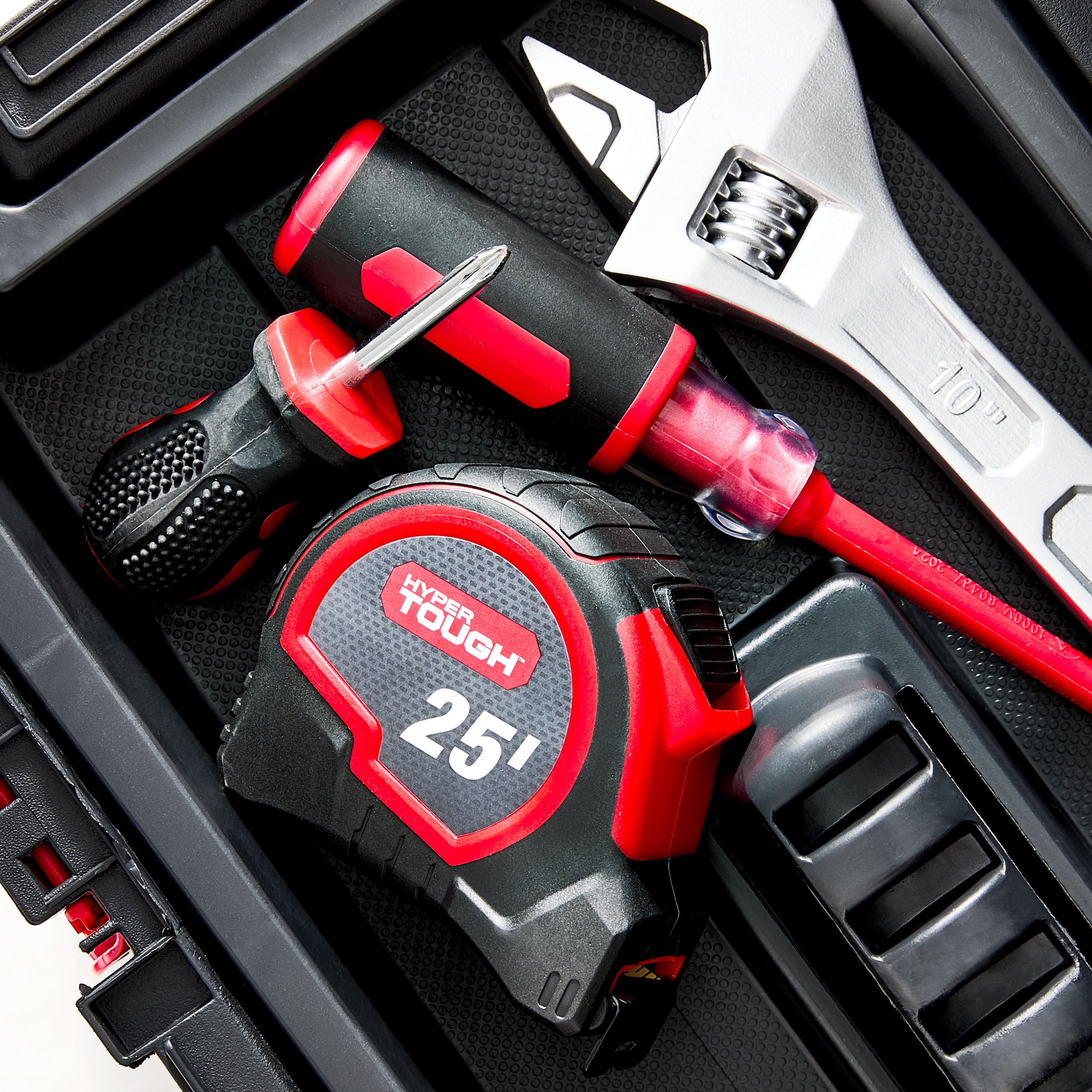 Hyper Tough 25ft. Self Lock Steel Tape Measure - Image 2