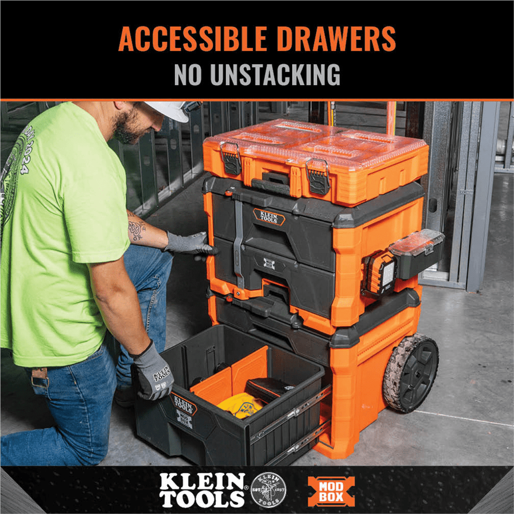 MODbox Two Drawer Rolling Tool Box - Image 2