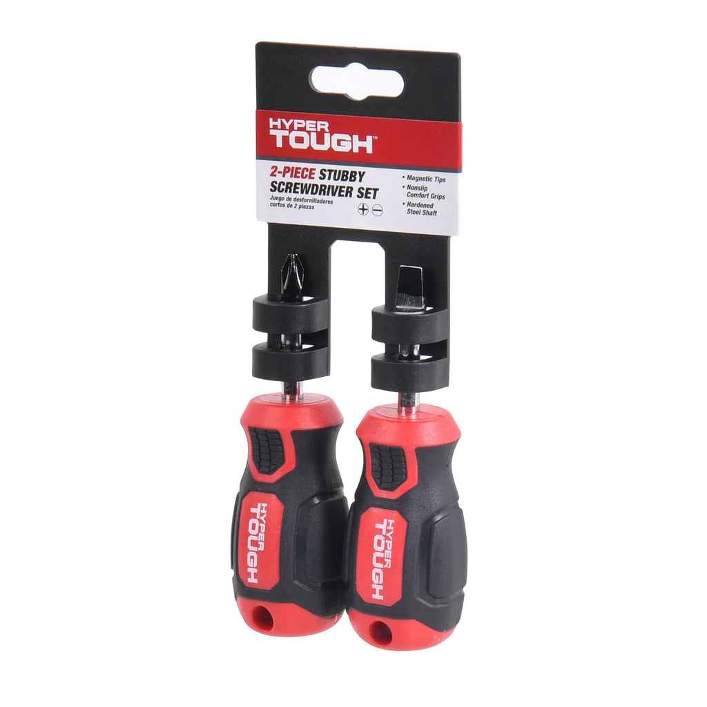 2 Piece Stubby Screwdriver Set Slotted, 0 V - Image 2