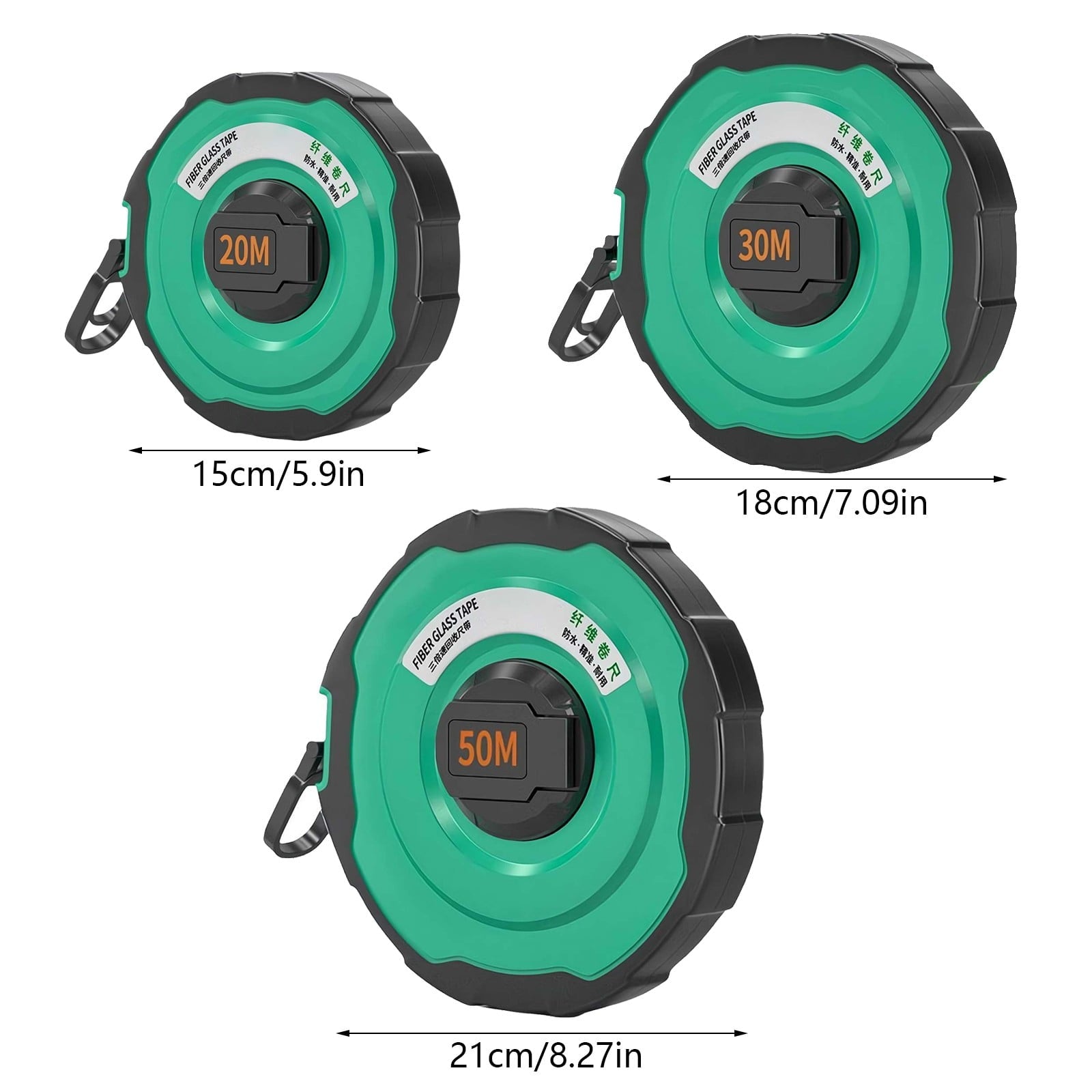 Round Tape Measure,Measuring Wheel,Measuring Tape Metric Tape Measure Double Scale Soft Leather Ruler Measurement Tap... - Image 3