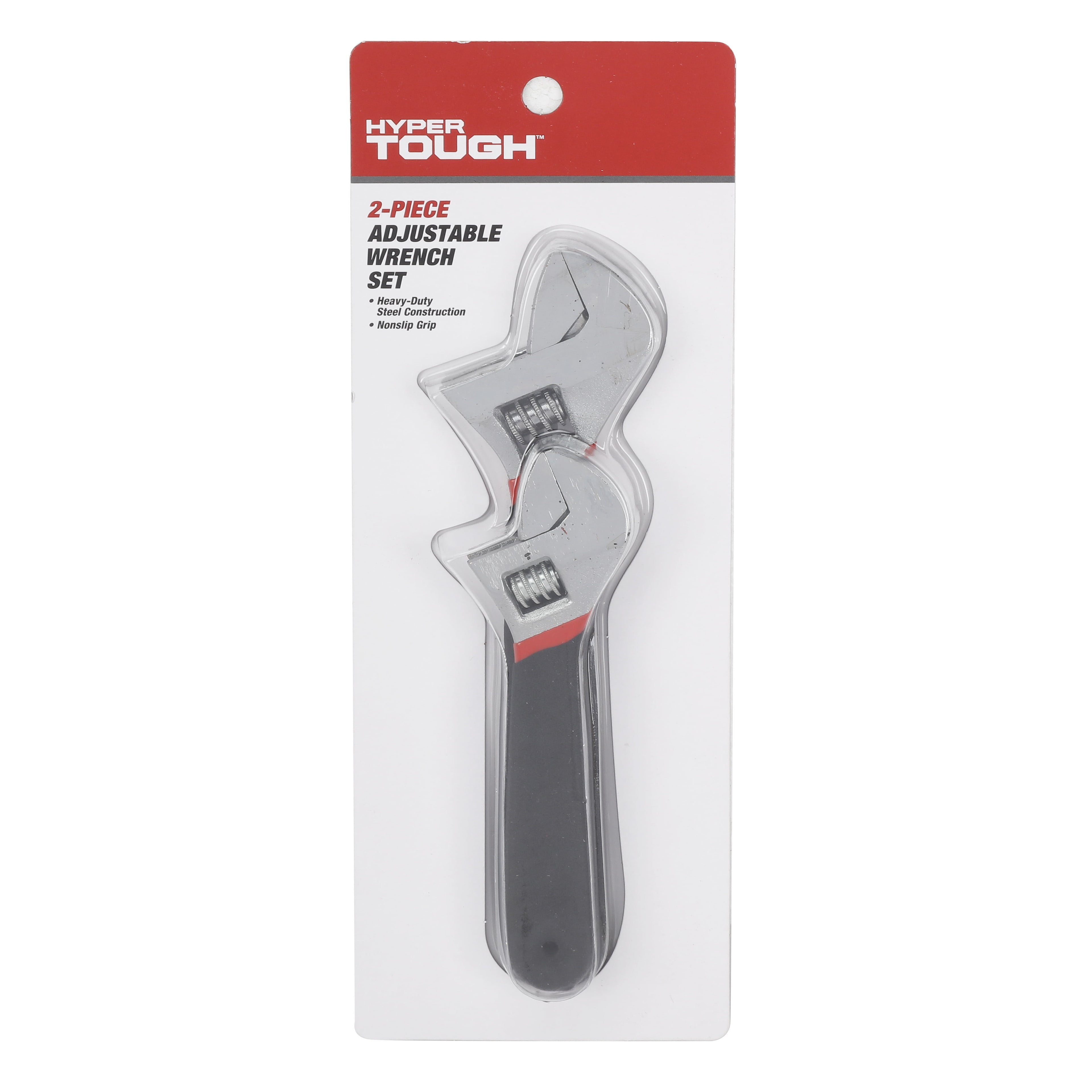 2-Piece Adjustable Wrench Set with Comfort Handles - Image 3