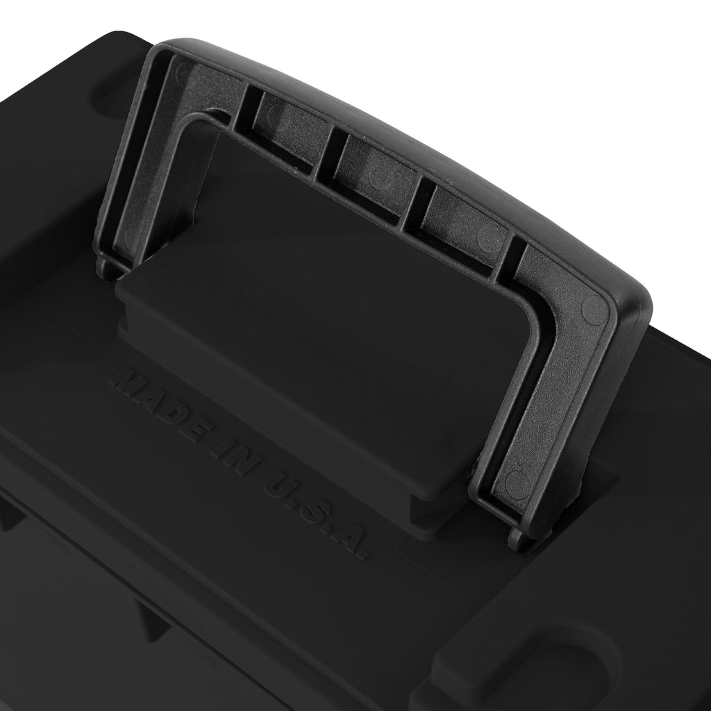 Locking and Stacking Utility and Tool Box, Black Organization Box - Image 6